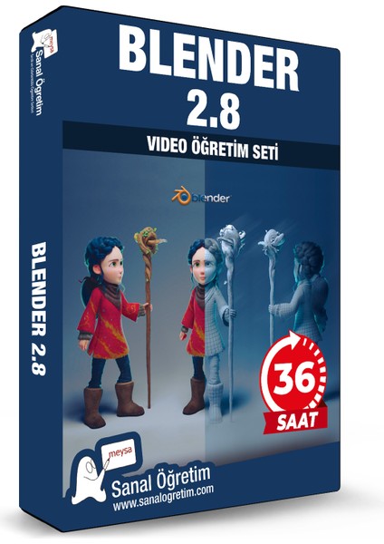 Blender 2.8 Video Ders Eğitim Seti