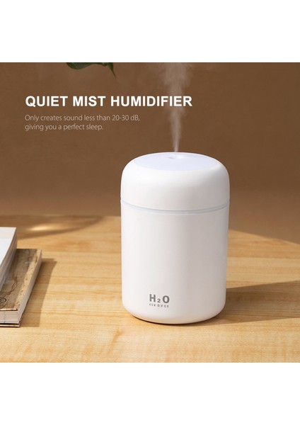 White USB Colorful Cup Humidifier Car Humidifier 300ML (Yurt Dışından)