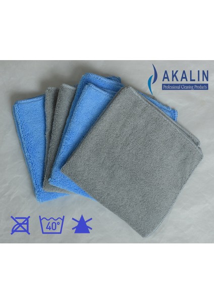 Akalın Süper Emici Mikrofiber Mutfak Bezi 40 x 40 cm 4'lü Set