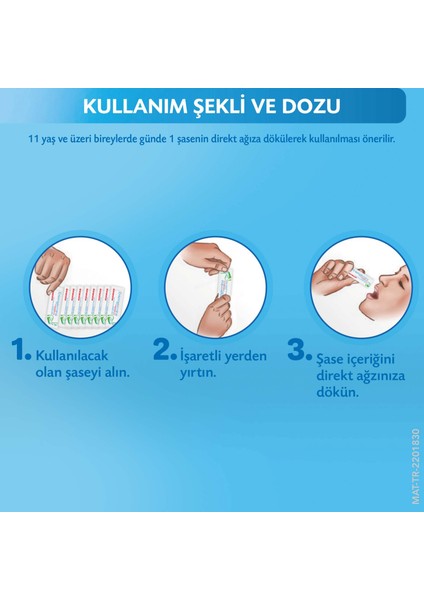 Yetişkin 9'lu Saşe 2'li Paket 6 Milyar Bacillus Clausii Sporu İçeren Probiyotik