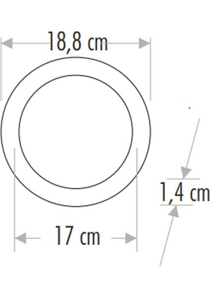 Cata 15W Slim Panel CT-5148