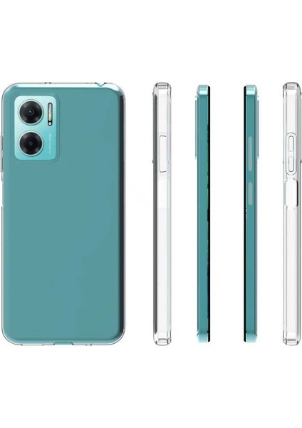 Xiaomi Redmi 10 5g Kılıf Slikon Kamera Korumalı Şeffaf + Ekran Koruyucu Nano fiyatları