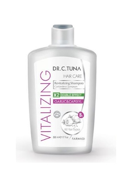 Dr. C. Tuna Vitalizing Tüm Saçlar Için Canlandırıcı Sarımsaklı Şampuan