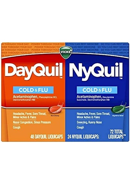 Dayquil Nyquil Cold Flu 72 Tablet