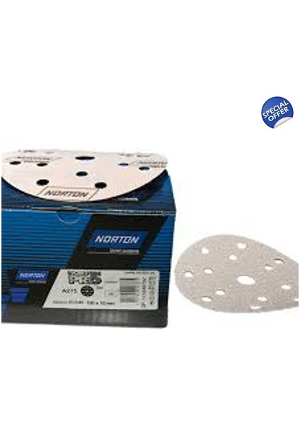 7 Delik Cırtlı Zımpara A275 150 X 14 Mm
