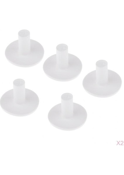 10X Kauçuk Sürüş Aralığı Golf Tees Tutucu Tee Uygulama Mat (Yurt Dışından)