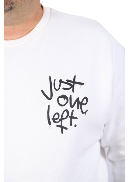 Mocgrande Büyük Beden Erkek Sweat Just 22733 Ekru modelleri