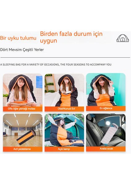 Isıtmalı Uyku Tulumu 5V Sıcak Kamp Elektrikli Isıtmalı Uyku Tulumu(Yurt Dışından)