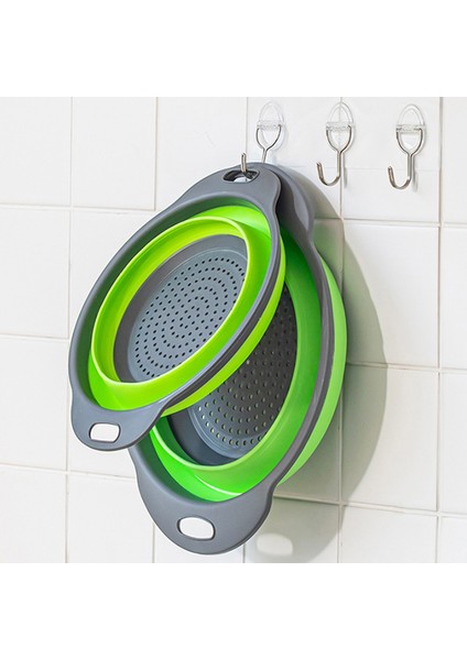 Katlanabilir Silikon Drenaj Sepeti Meyve Sebze Çamaşır Sepeti(Yurt Dışından) fiyatları