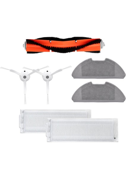 Yedek Parçalar Xiaomi Mijia Süpürme Robotu 2nd Nesil Aksesuarları MJST1S Ana Yan Fırça Filtre Paspas Bezi (Yurt Dışından)