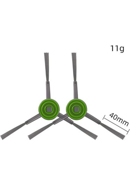 Thamtu G11 Için 6 Adet Robotlu Süpürge Ana Silindir Yan Fırça Hepa Filtre Yedek Yan Fırça Parçaları Aksesuarları (Yurt Dışından)