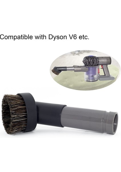 At Saç 1.25 Inç Vakum Fırçası Ek Hortum Adaptörü Dyson V15 V11 V10 V8 V7 V6 Elektrikli Süpürge (Yurt Dışından)