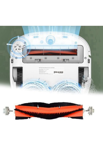17 Adet Yıkanabilir Paspas Bezi Ana Yan Fırça Aksesuarları Kiti Xiaomi Dreame Için W10/W10 Pro Robot Elektrikli Süpürge (Yurt Dışından)