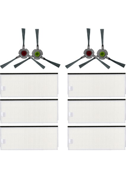 Ecovacs Için Yan Fırça Hepa Filtre Deebot Ozmo U2 DGN22 U2 Pro Robotlu Süpürge Aksesuarları Yedek Parçalar (Yurt Dışından)