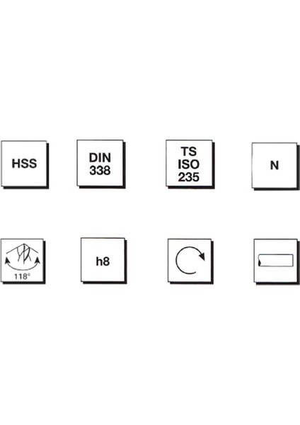 Mte 0,9 mm Taşlanmış Metal Matkap Ucu Hss Dın 338