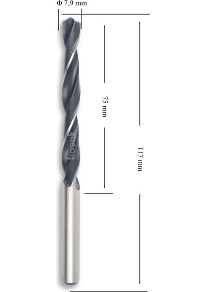 7,9 mm Haddeli Metal Matkap Ucu Hss Dın 338 fiyatları