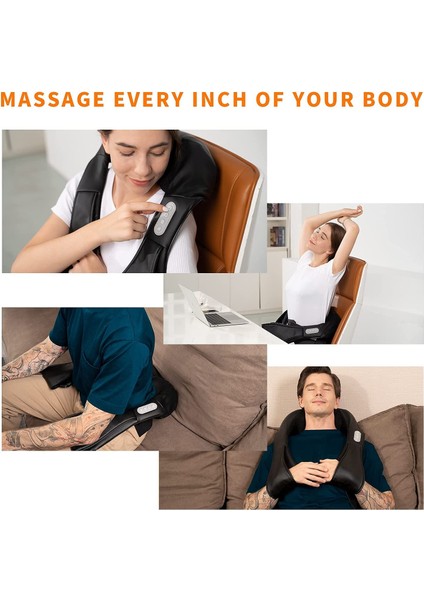 Shiatsu Isıtıcılı Boyun & Sırt Masajı