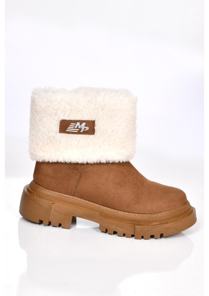Mp 222-2745 Termal Kürklü Kadın Düz Bot Ayakkabı modelleri