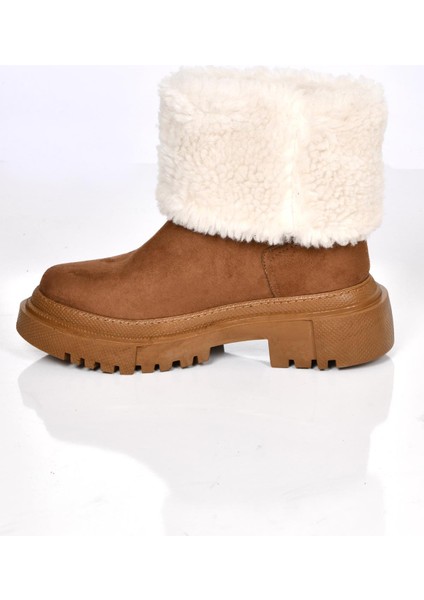 Mp 222-2745 Termal Kürklü Kadın Düz Bot Ayakkabı fırsatları