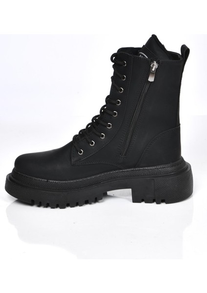 Mp 222-2770 Siyah Fermuarlı Kadın Düz Bot Ayakkabı fırsatları