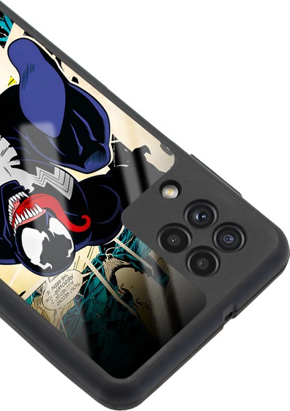 Samsung Galaxy A-22 Venom Tasarımlı Glossy Telefon Kılıfı modelleri