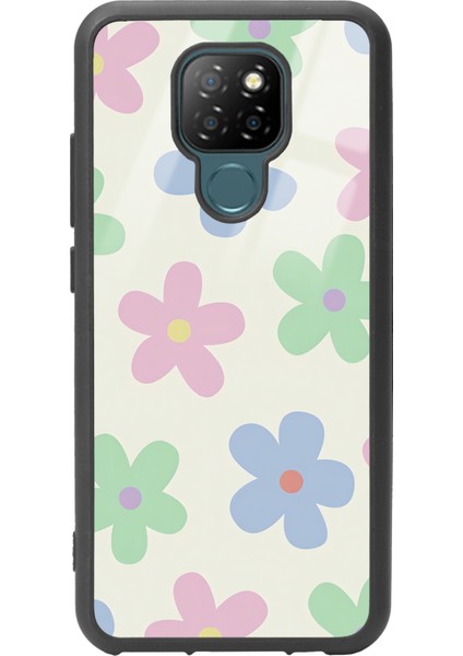 General Mobile Gm 20 Nude Çiçek Tasarımlı Glossy Telefon Kılıfı
