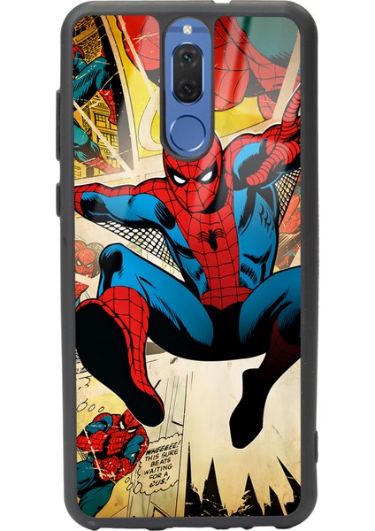Huawei Mate 10 Lite Spider-Man Örümcek Adam Tasarımlı Glossy Telefon Kılıfı