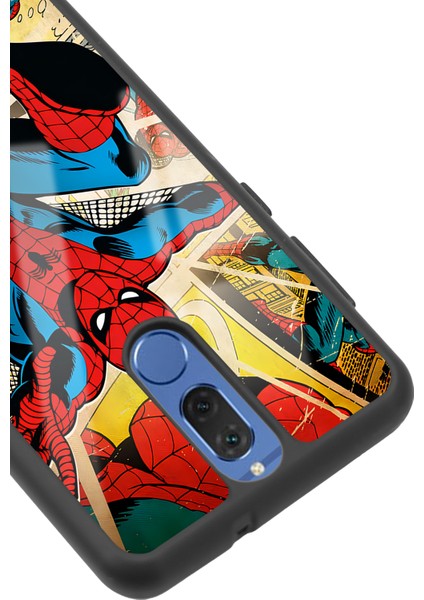 Huawei Mate 10 Lite Spider-Man Örümcek Adam Tasarımlı Glossy Telefon Kılıfı modelleri