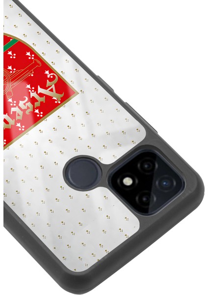 Oppo Realme C21 Retro Arsenal Tasarımlı Glossy Telefon Kılıfı modelleri