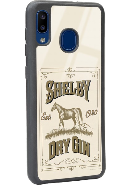 Samsung Galaxy A20 Peaky Blinders Shelby Dry Gin Tasarımlı Glossy Telefon Kılıfı fiyatları