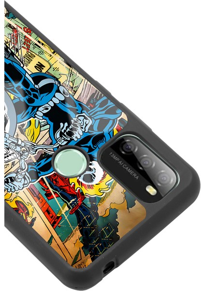 P13 Blue Max 128 Hayalet Sürücü Tasarımlı Glossy Telefon Kılıfı modelleri