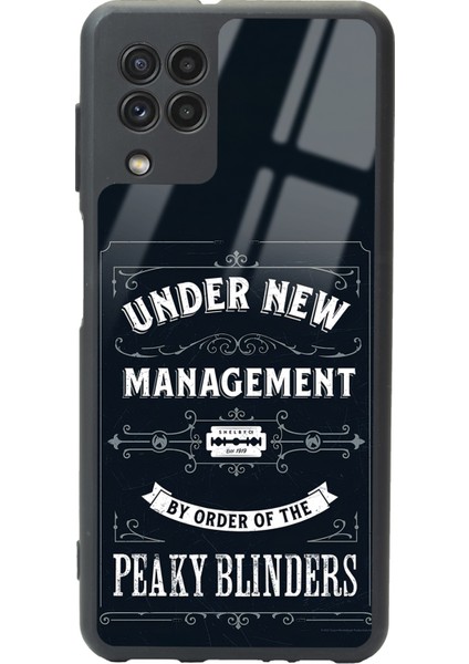 Samsung Galaxy A-22 Peaky Blinders Management Tasarımlı Glossy Telefon Kılıfı