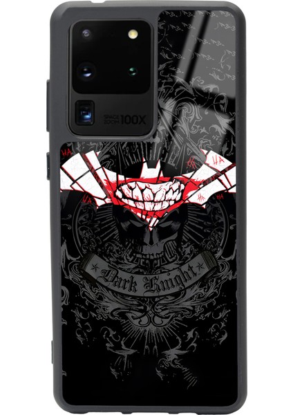 Samsung Galaxy S20 Ultra Batman Joker Tasarımlı Glossy Telefon Kılıfı