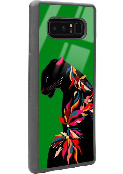 Samsung Galaxy Note 8 Renkli Leopar Tasarımlı Glossy Telefon Kılıfı fiyatları