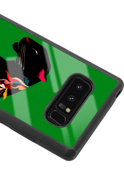Samsung Galaxy Note 8 Renkli Leopar Tasarımlı Glossy Telefon Kılıfı modelleri