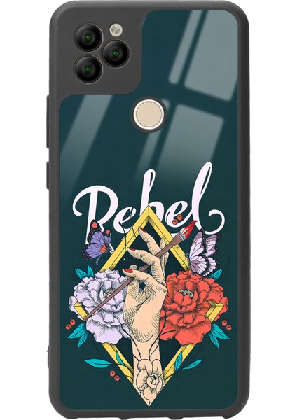 General Mobile Gm 22 Rebel Tasarımlı Glossy Telefon Kılıfı