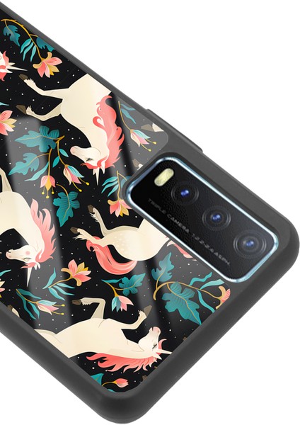 Vivo Y20 Unicorn Desenli Tasarımlı Glossy Telefon Kılıfı modelleri