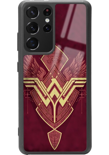 Samsung Galaxy S-21 Ultra Wonder Woman Tasarımlı Glossy Telefon Kılıfı