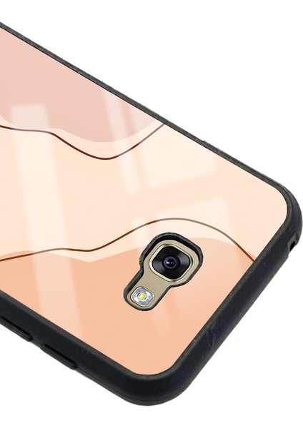Samsung Galaxy A7 (2017) Nude Colors Tasarımlı Glossy Telefon Kılıfı