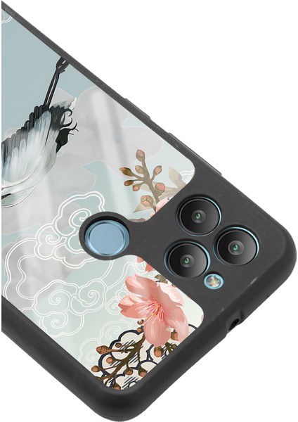 General Mobile Gm 22 Plus Suluboya Leylek Tasarımlı Glossy Telefon Kılıfı modelleri