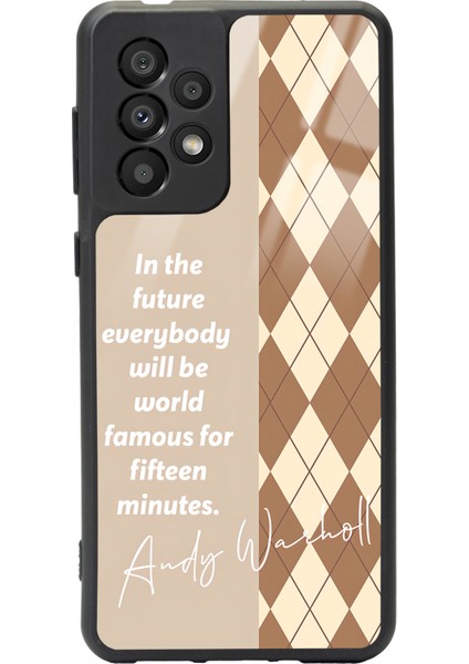 Samsung Galaxy A-33 Andy Ekose Tasarımlı Glossy Telefon Kılıfı