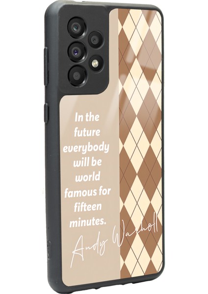 Samsung Galaxy A-33 Andy Ekose Tasarımlı Glossy Telefon Kılıfı fiyatları