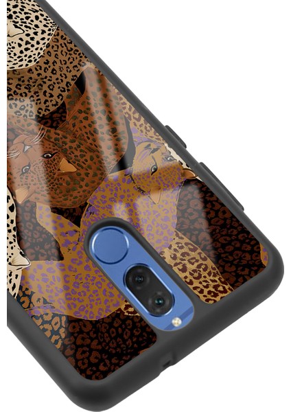 Huawei Mate 10 Lite Leoparlar Tasarımlı Glossy Telefon Kılıfı modelleri