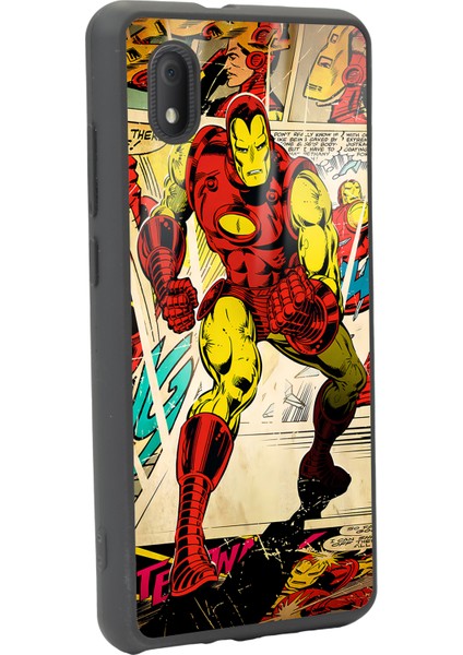 Tcl L7 Iron Man Demir Adam Tasarımlı Glossy Telefon Kılıfı