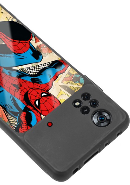 Poco X4 Pro Spider-Man Örümcek Adam Tasarımlı Glossy Telefon Kılıfı modelleri