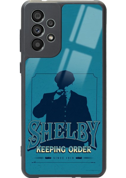 Samsung Galaxy A73 Peaky Blinders Shelby Tasarımlı Glossy Telefon Kılıfı