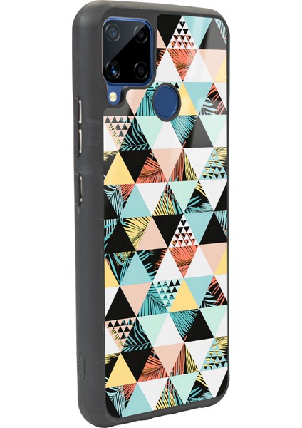 Oppo Realme C15 Retro Duvar Kağıdı Tasarımlı Glossy Telefon Kılıfı fiyatları