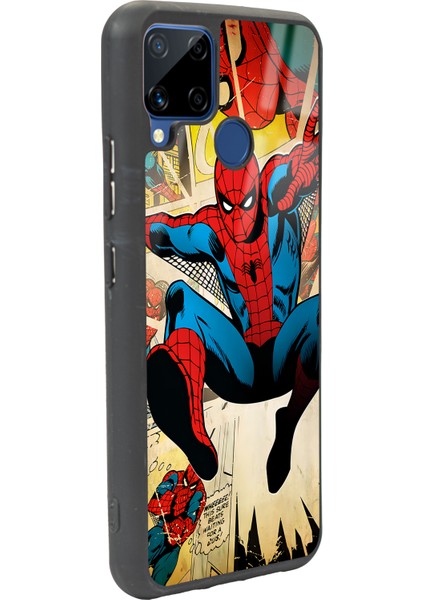 Oppo Realme C15 Spider-Man Örümcek Adam Tasarımlı Glossy Telefon Kılıfı fiyatları