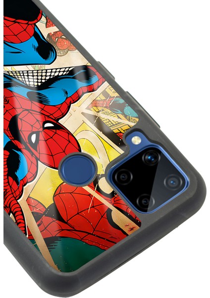Oppo Realme C15 Spider-Man Örümcek Adam Tasarımlı Glossy Telefon Kılıfı modelleri