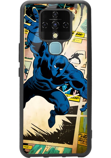 Tecno Camon 16 Black Panther Kara Panter Tasarımlı Glossy Telefon Kılıfı